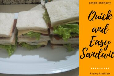 Quick and Easy Sandwich Recipe Healthy Breakfast ||Life in Srilanka||