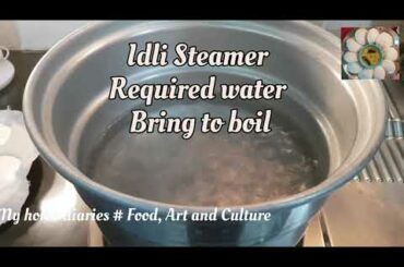 South Indian steamed idlis recipe || Healthy tiffin recipes || Steamed idlis from batter preperation