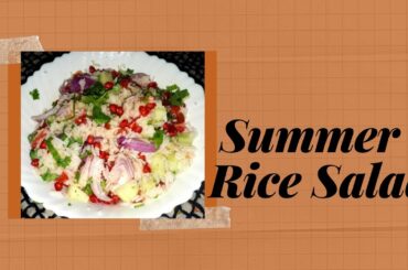 Summer Rice Salad | How To Make Rice Salad | Healthy Salad Recipe | Veg Salad | Malayalam| Easysalad