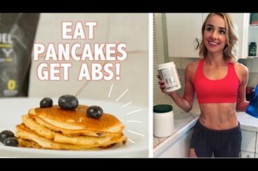 EAT PANCAKES GET ABS | MAMA'S SECRET FAMILY RECIPE LOW CAL HIGH PROTEIN GET SHREDDED | SALTSANDROSES