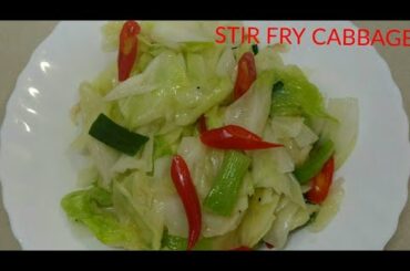 Ginisang Repolyo l Taiwanese Recipe l Quick and Easy l Healthy Food