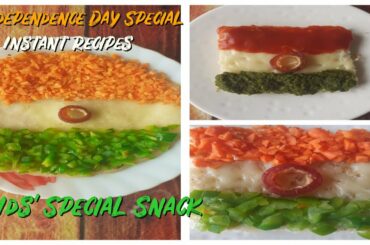 Kids' Special Snack on Independence Day I Healthy Snacks I Quick Snack I Recipes for Snacks