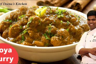 Side Dish for Chapati, Poori | Soya Chunks Curry Recipe in Tamil | CDK #266 | Chef Deena's Kitchen