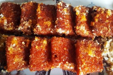 Crispy sweet bread recipe and bread sweet with sugar syrup
