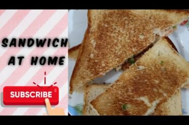 Very crispy and healthy sandwich made at home without toaster in very easy way.
