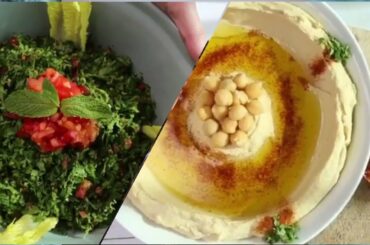 Healthy Recipes to make at home | Tabbouleh & Hummus Recipes