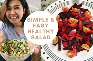 3 Simple and Easy Healthy Salad Recipes | No Dressings Needed | Mommy’s Life | Ciel Fuentes
