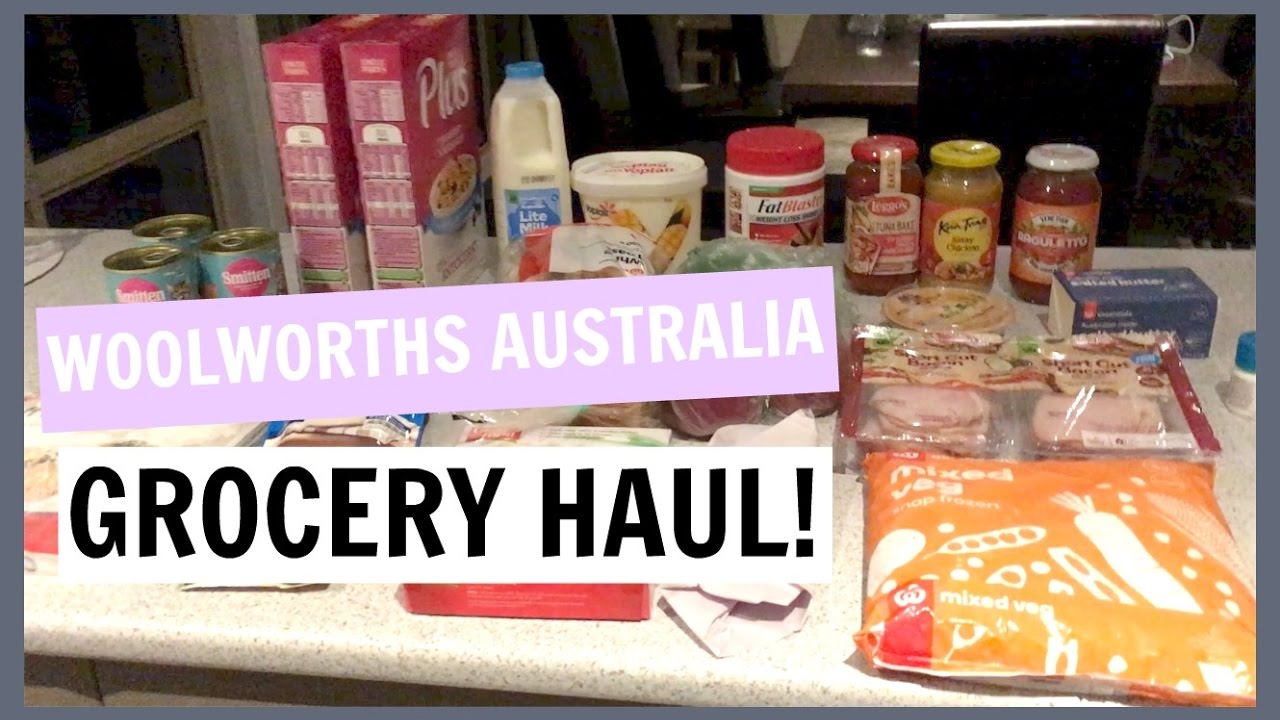WOOLWORTHS AUSTRALIA GROCERY HAUL! Healthy Eating on a Budget