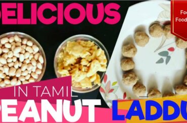Easy Peanut Ladoo Recipe | Groundnut Laddu | Just 2 Ingredients |Healthy Recipe