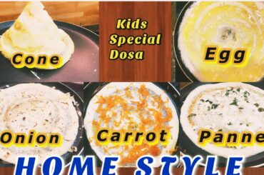 Kids Dosa Recipes|Kids Healthy Breakfast Recipes|Kids Launch Box Recipes|Special Dosa for Kids.
