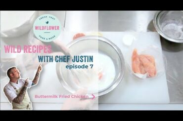 Lower calorie crispy fried chicken recipe!!!  | Wild Recipes with Chef Justin, Episode 7