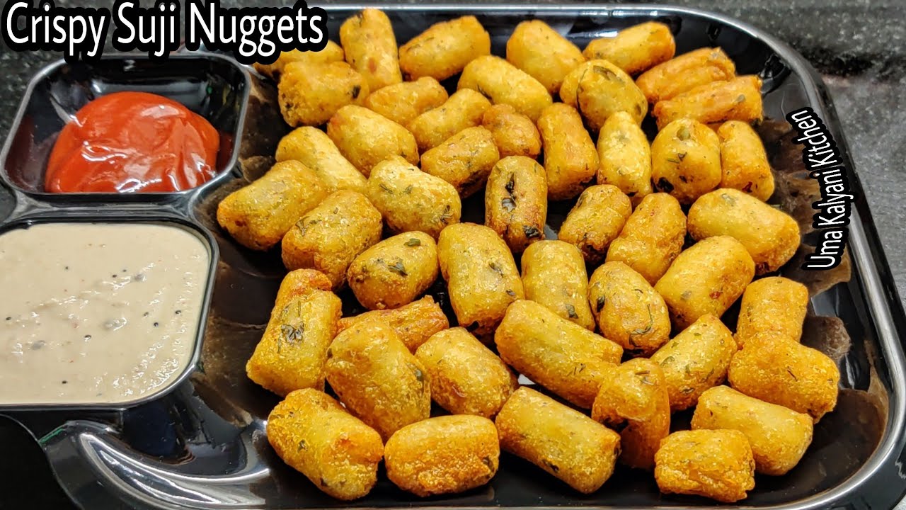 Suji nuggets | snacks recipe | aloo suji nuggets | easy & tasty tea time recipe| healthy snacks reci Suji nuggets | snacks recipe | aloo suji nuggets | easy & tasty tea time recipe| healthy snacks reci