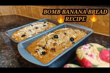 BANANA BREAD WITH A TWIST!!! FRUITY & MORE HEALTHY #BANANA BREAD #FRUITS #PASTRIES #JESUS