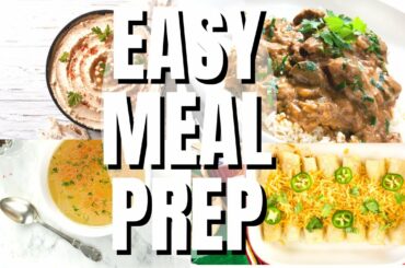HEALTHY MEAL PREP W/ EASY RECIPES USING FOND BONE BROTH \ EASY DINNER IDEAS \