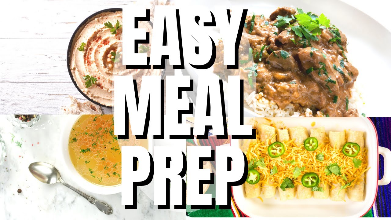 HEALTHY MEAL PREP W/ EASY RECIPES USING FOND BONE BROTH \ EASY DINNER IDEAS \ HEALTHY MEAL PREP W/ EASY RECIPES USING FOND BONE BROTH \ EASY DINNER IDEAS \