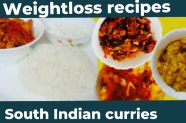 4 Healthy & Tasty Curry Recipes || How to cook weightloss curries