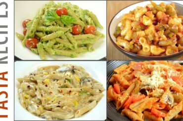 4 Pasta Recipes | Quick and Easy Pasta Recipes | Pasta Lunch Dinner Recipes | Mac And Cheese