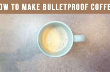 How to make BULLETPROOF COFFEE in 60 seconds - Easy Butter Coffee Recipe | Healthy Germany