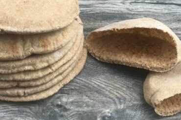 How To Make Homemade Whole Wheat Pita Bread | Healthy Pita Bread Recipe