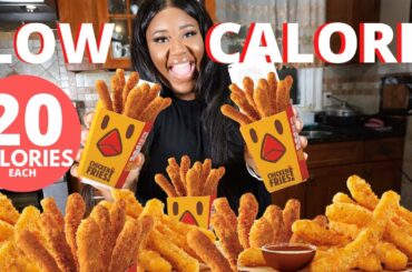 I MADE LOW CALORIE CHICKEN FRIES !! | RECREATING MY FAST FOOD ORDER