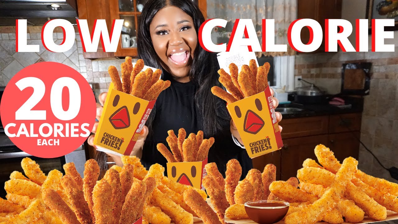 I MADE LOW CALORIE CHICKEN FRIES !! | RECREATING MY FAST FOOD ORDER I MADE LOW CALORIE CHICKEN FRIES !! | RECREATING MY FAST FOOD ORDER