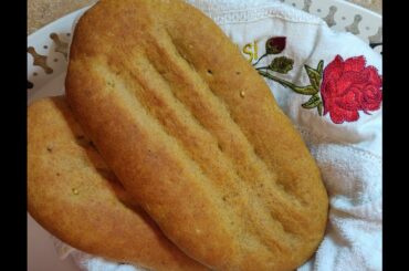 Easy Healthy Whole Wheat Naan Recipe! Whole Wheat Afghan Naan Bread