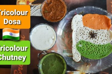 Tricolour Dosa Without Food Colour | Independence Day Special | Healthy Recipe | Easy and Quick