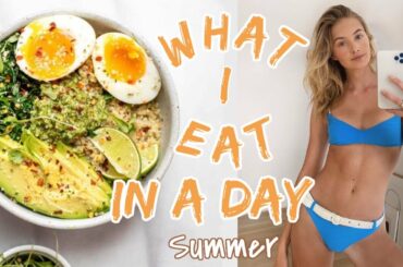 What I Eat in a Day as a Model | Healthy Summer Recipes & Intermittent Fasting | Sanne Vloet