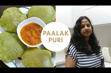 Paalak Puri Recipe | Kids Recipe | Healthy Breakfast Recipe