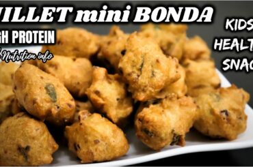 SAMAI BONDA/LITTLE MILLET BONDA/HEALTHY SNACK/KIDS SNACK/MILLET SNACKS RECIPE