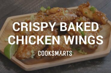 How to Make Crispy Baked Chicken Wings | Healthy Dinner Recipes by Cook Smarts