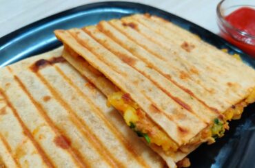 Wheat flour sandwich | Healthy breakfast recipe | Gehu ke aate ka nashta