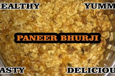 HEALTHY Paneer Bhurji Recipe | Restaurant style | Indian Vegetarian Recipes | Vaishnavi Sangani