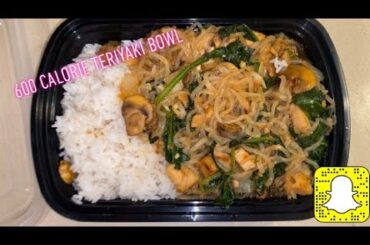 600 CALORIE TERIYAKI BOWL | LOW CALORIE MEALS FOR WEIGHT LOSS