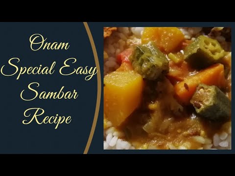 Onam Special Sambar Recipe || Umma's Special Sambar || Healthy Recipes Onam Special Sambar Recipe || Umma's Special Sambar || Healthy Recipes