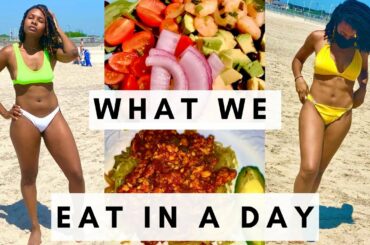 WHAT I EAT IN A DAY to stay HEALTHY & EASY MEALS TO STAY LEAN (Getting abs!!)