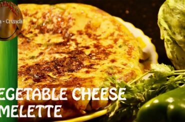 VEGETABLE CHEESE OMELETTE || SPANISH OMELETTE || TORTILLA DE PATATAS ||EASY HEALTHY BREAKFAST RECIPE