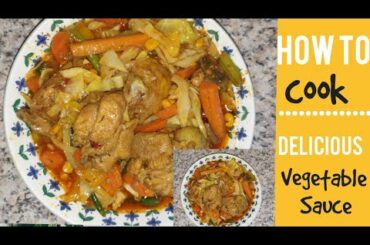 Nigeria Party Vegetable Sauce|| Healthy Recipe||Ceva Kitchen