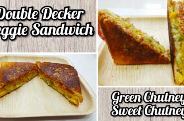 Quick Vegetable Sandwich/Street Style Veg Sandwich/Bread Sandwich recipe in tamil/Masala Bread Toast