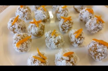 RECIPES(EPI-38)Healthy Carrot Laddu |Weight Loss Snack Recipe|Instant Carrot laddu with coconut|Yumm