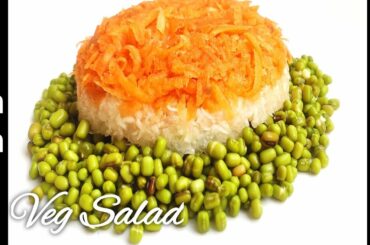 Independence Day Special Veg Salad | Tri Colour Healthy Salad l Tricolour salad