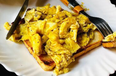 Scrambled Eggs| World’s easiest egg recipe | Healthy breakfast | Quick & easy to make