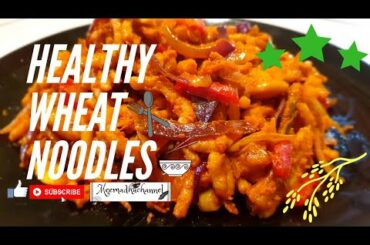 Healthy Wheat Noodles| Vegetable Hakka Noodles | Healthy Breakfast Recipe |