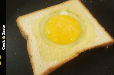 2 Ingredients Recipe/Quick & Easy Breakfast/Delicious Egg Bread In Just 5 Minutes/Bread Omelette