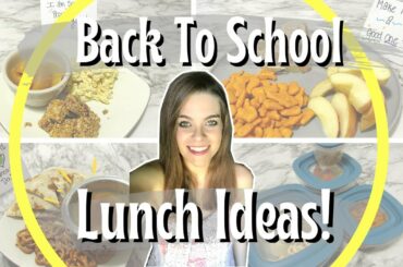 Back To School Lunch Ideas! (2020) | Virtual Learning Lunches! | Lunch Box Ideas For Kids! 2020