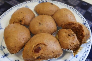 Super food Molasses steam bun! Non oil healthy bread for breakfast, molasses recipe