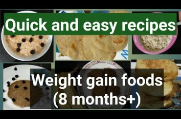 6 healthy breakfast recipes for baby,toddler[weight gain,brain development]/weight gain foods