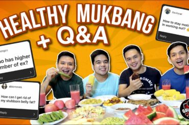 HEALTHY MUKBANG + Q&A (FT RED DIAZ) | #QuickFitSquad