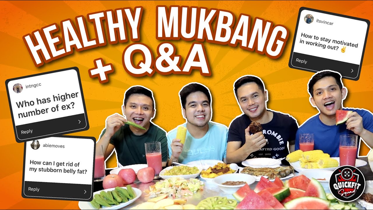 HEALTHY MUKBANG + Q&A (FT RED DIAZ) | #QuickFitSquad HEALTHY MUKBANG + Q&A (FT RED DIAZ) | #QuickFitSquad
