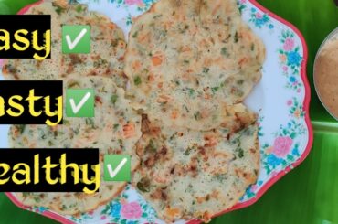 Breakfast Recipe in Tamil - Healthy Breakfast Recipe - Easy Breakfast Recipe - Arisi Maavu Roti